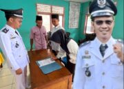PEMDES DESA AIR TENANG LANTIK PERANGKAT DESA