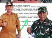 PERSONEL KORAMIL 423-06/ENGGANO KODIM 0423/BU DAMPINGI DAN AMANKAN PENGIRIMAN LOGISTIK SEMBAKO KE PULAU ENGGANO