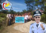 Pelaksanaan Pembangunan Titik nol Pelaksanaan Pekerjaan Rabat Beton,Desa Air Tenang