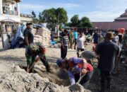 KORAMIL 423-04/PUTRI HIJAU LAKSANAKAN KARYA BHAKTI PENGECORAN TEMPAT MDTA DI MASJID AT-TAQWA